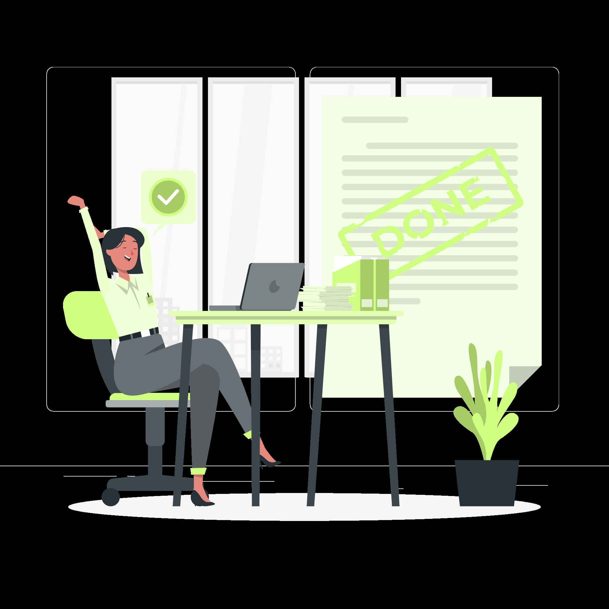 Completed project illustration — Execute phase